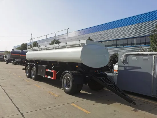Remorque-citerne de transport de carburant et d'eau en Chine, remorque à barre d'attelage, remorque-citerne pleine de 20 000 L