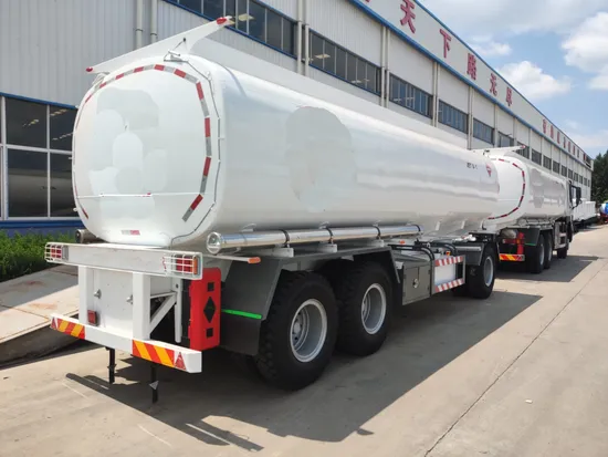Remorque citerne à essence diesel 2/3 essieux 20 000 L 30 000 L avec timon et réservoir