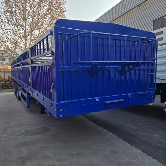 Camion semi-remorque de transport de marchandises en vrac à 4 essieux de haute qualité