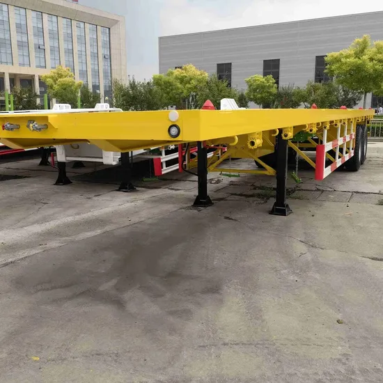 Remorque à timon Africa 3 Alxe Nice Remorque cargo complète 40 tonnes 50 tonnes 60 t Remorque complète